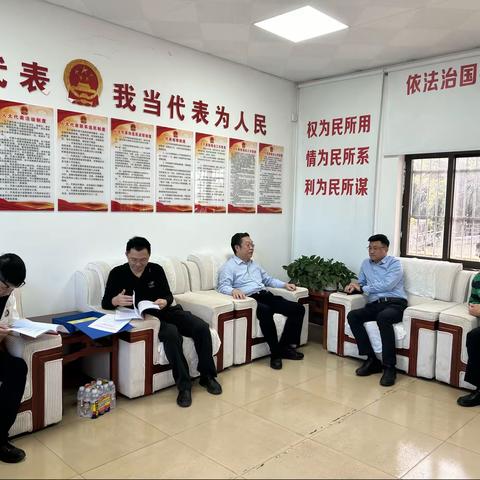 琼山区人大常委会副主任李坚调研镇人大和两院代表联络站建设工作