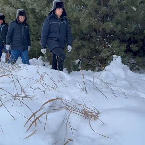 浓江供电局雪天巡视 做好保电工作