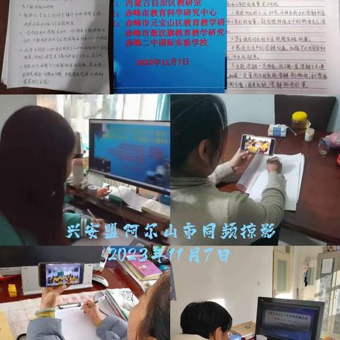 兴安盟阿尔山市小学科学同频课程教研活动