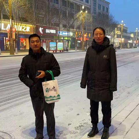 雪天为客户上门激活社保卡，暖心服务送到家