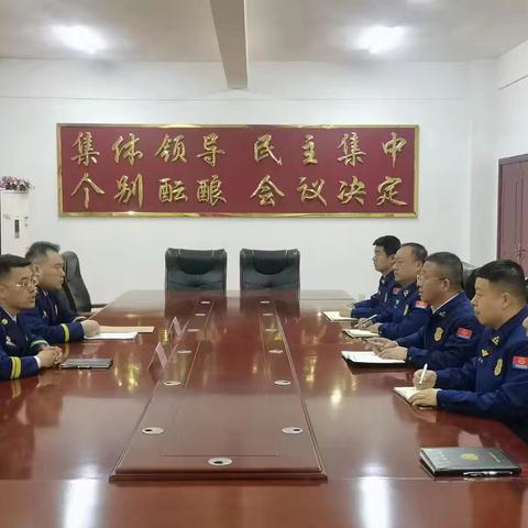 支队政治部主任李思渊一行到岐山大队调研指导基层干部队伍建设工作