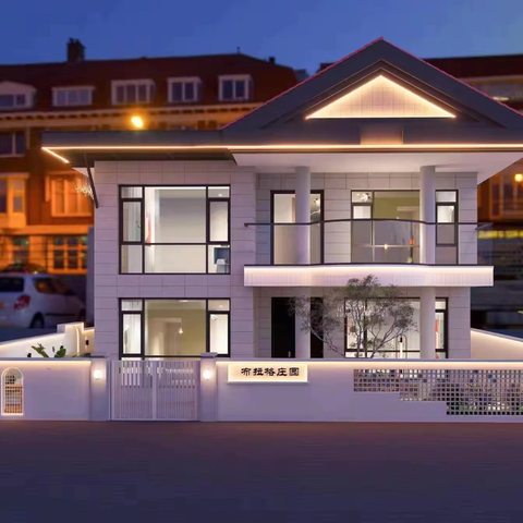 【PRAGUE布拉格庄园】从化全新高端轻奢7房11床全套间🌈双滑梯波波池泳池温泉民宿