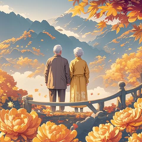 童心暖夕阳，美德永传承