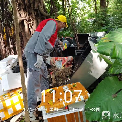 【深圳中亿远】【福田爱卫】莲花街道：2024年11月18日，日常组织病媒防治工作，控制四害密度，降低登革热传播风险。