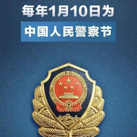 《致敬中国人民警察》——【长丰岗集金果🍒幼儿园】警察节主题活动