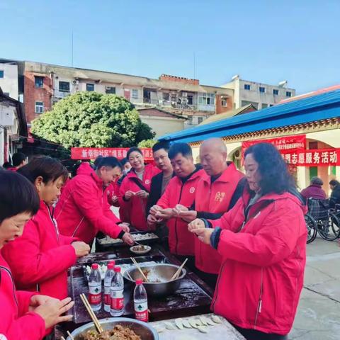 汝南汇爱公益协会：“送爱心水饺 温暖老人心