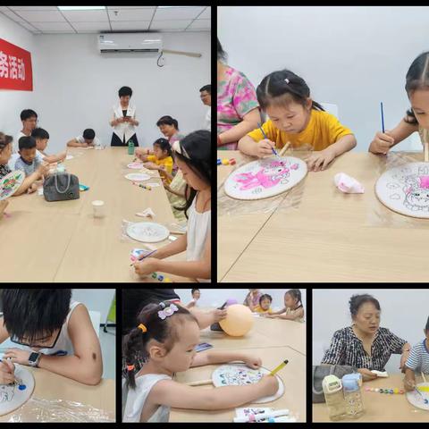 碑邻里·常相聚｜草场坡社区暑期绘画活动：以画笔连接邻里温情