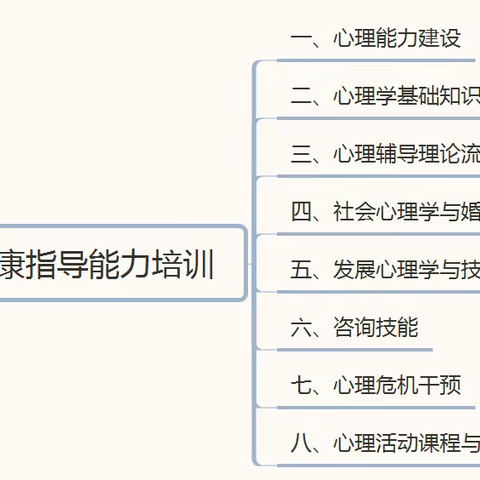 心理健康指导能力培训