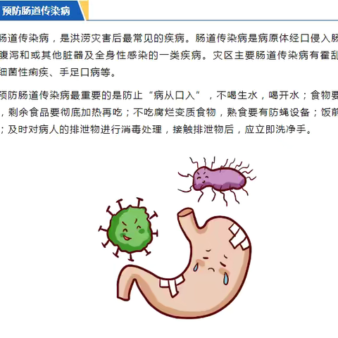 汛期后卫生防疫基本知识