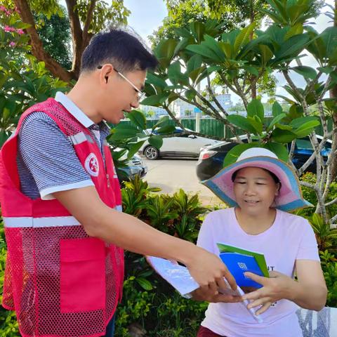 白沙县委政法委开展禁毒宣传进社区活动