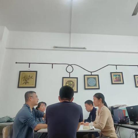 澄迈中学美术教研组第一周活动