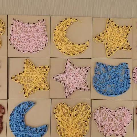 渭城区日月星城小镇幼稚园中四班～编织器及穿线板