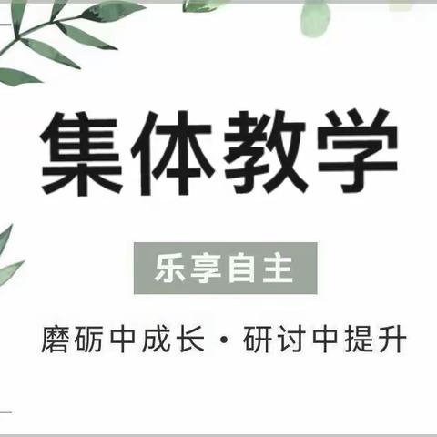 教以共进，研以致远——新标准幼儿园集体教学活动二次教研