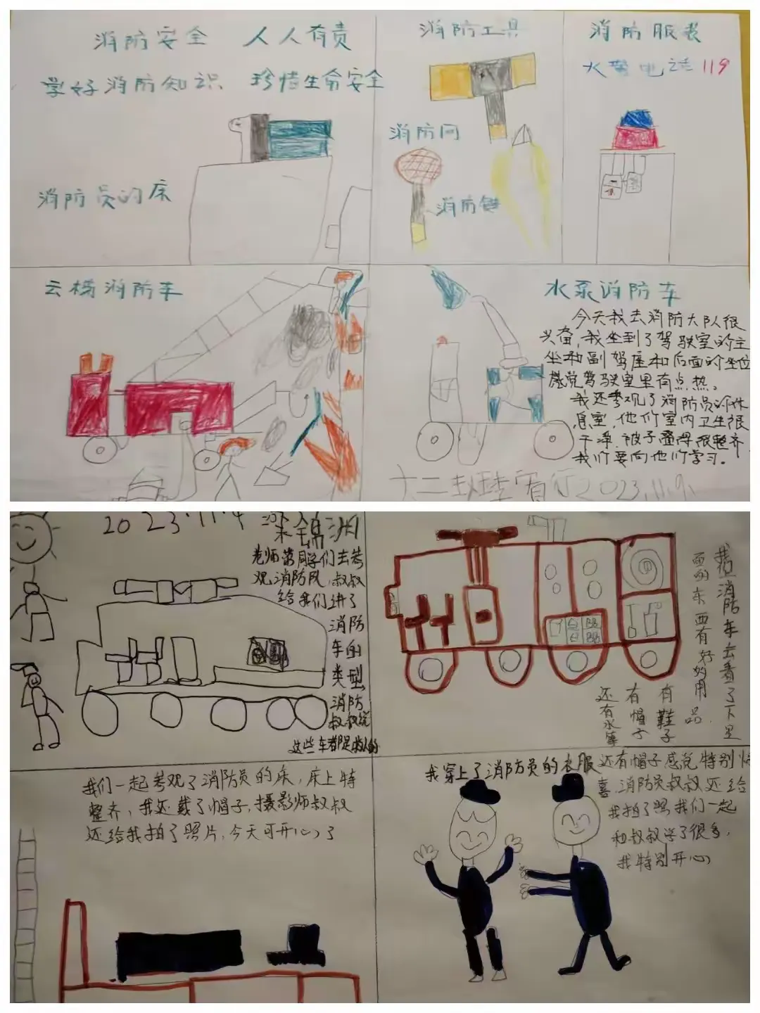 简篇-消防安全 携手“童”行——昌吉市第六幼儿园社会实践活动