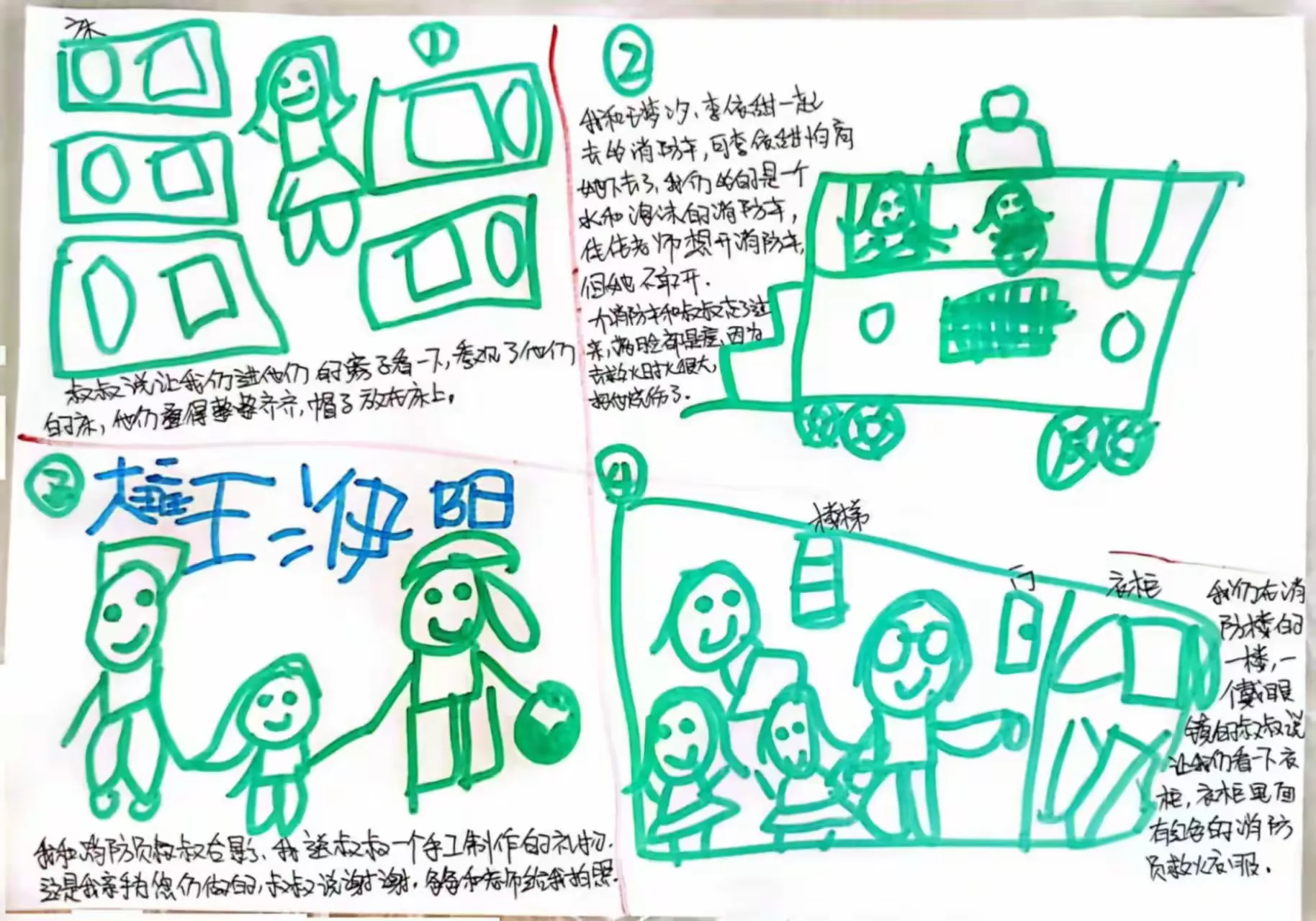 简篇-消防安全 携手“童”行——昌吉市第六幼儿园社会实践活动