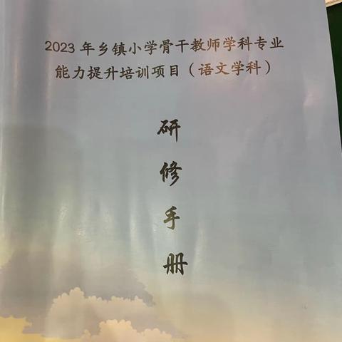 海南省2023年乡镇小学骨干教师学科专业能力提升培训项目 语文学科 （三）