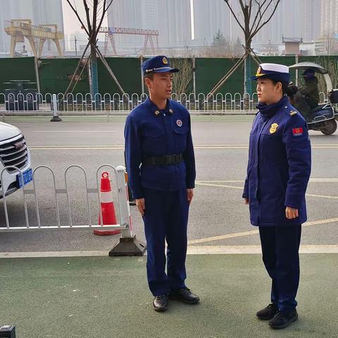 莲湖大队主官深入枣园北路政府专职消防救援站检查指导工作