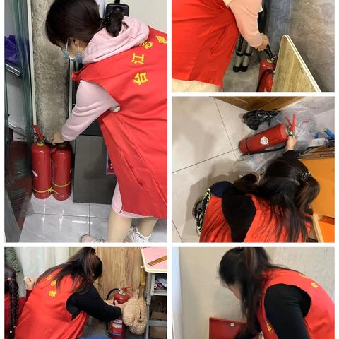 汀洲社区开展消防安全检查 筑牢商户安全防线