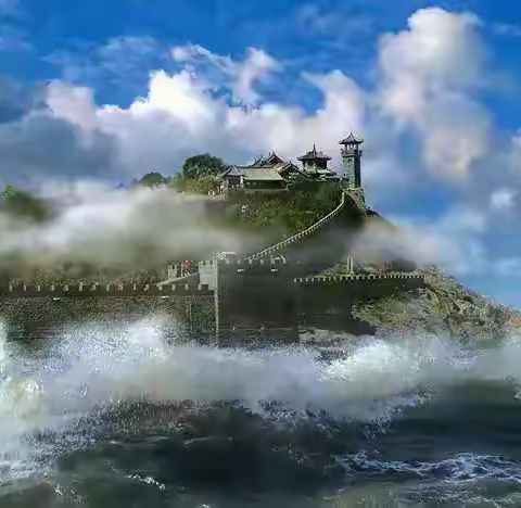 蓬莱游记—蓬莱水城之振扬门