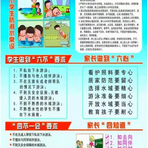 防溺水安全提醒——寨北乡会口完全小学