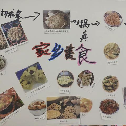 榆林高新区二年级七班“家乡美食” 手抄报展示