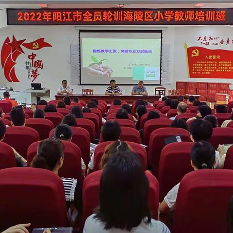 研无止境 匠心求索--2022年阳江市全员轮训海陵区小学教师培训班