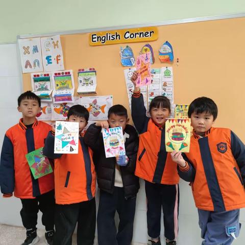 英语手工第六课 生日贺卡