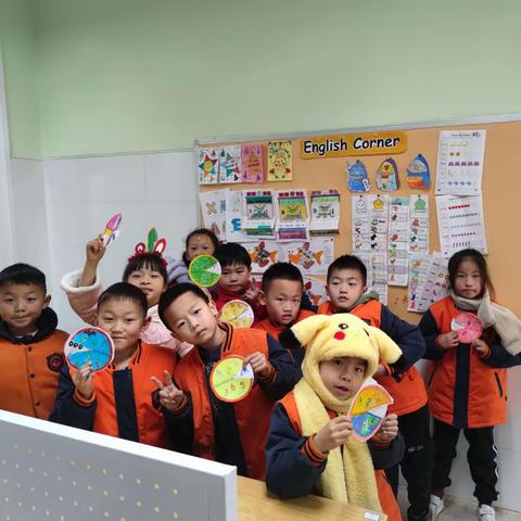 英语手工第十课 数字转盘