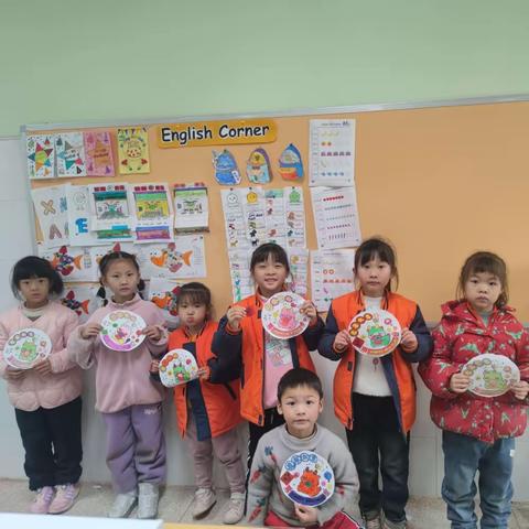 英语手工十一课 龙年窗花