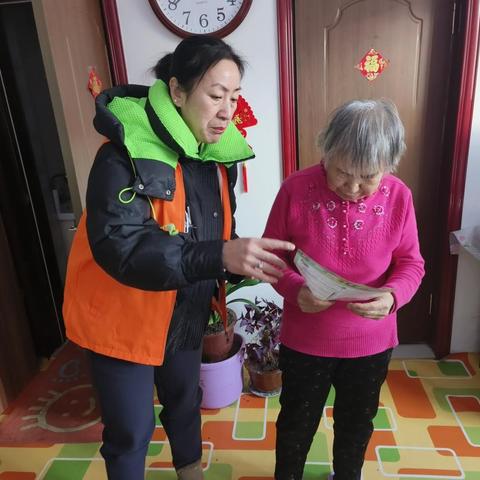 翠岗镇社工站开展防范一氧化碳中毒宣传活动