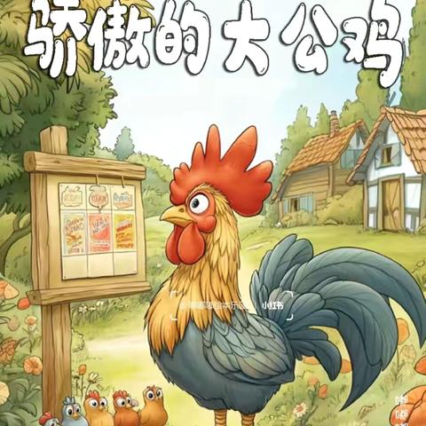 绘妙趣童声 “阅”享幸福——五竹镇幼儿园绘本推荐（第五十五期）《骄傲的大公鸡》