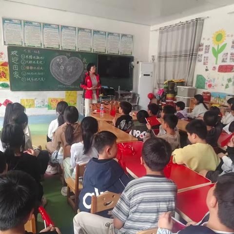 北关镇相府营童伴之家：祖国在我心中，爱国从我做起主题活动