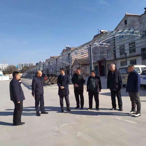 副区长杨书旗带队检查紫坊农产品市场迎接国家卫生复审工作