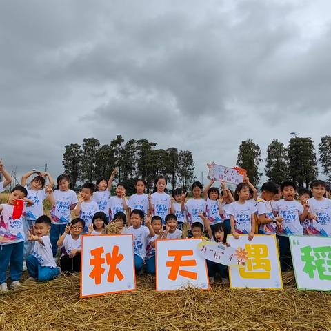 中山市实验小学一（3）班“逐稻香，探秋趣”秋季亲子活动