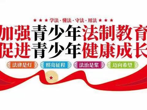 下庄中学开展2023年秋季“学期最末一堂法治课”法治宣传教育活动