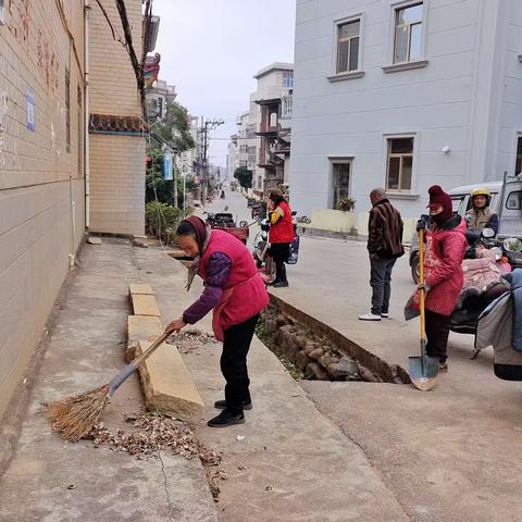 前康村开展人居环境整治活动