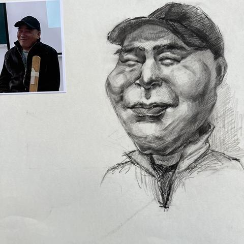 动漫2403班《人物漫画素描》作品展