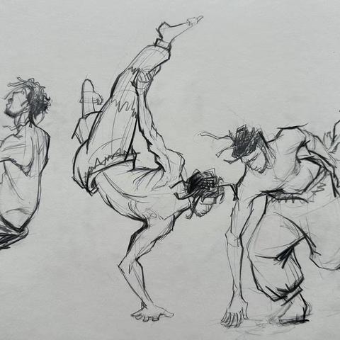 游戏2501班《动态速写》课程作业展