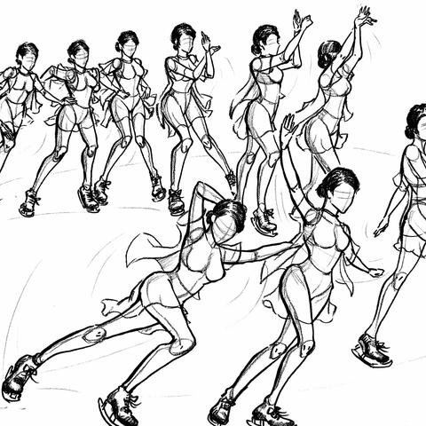 动漫2504班·动态速写·课程作业展