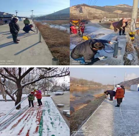 驻村第一书记助力乡村建设——严寒天气安装护栏