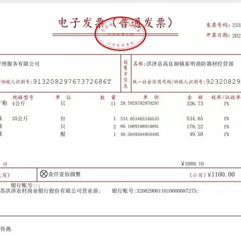 现有消防器材汇总