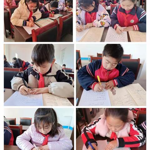 以赛促写展精彩——蒙阴县联城镇中心学校联城校区英语书写比赛