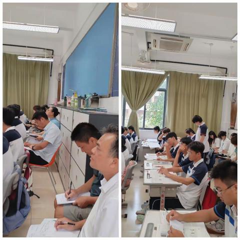 华二黄中化学组成功举办第一次试听讲评课活动