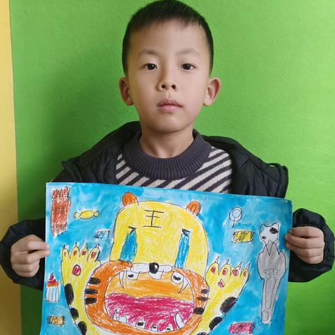 画博园本周明星小画家——【王恩多】