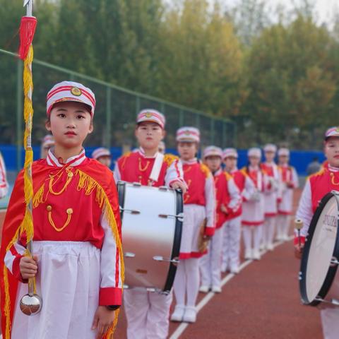 鼓号嘹亮  放飞梦想——亳州市第一小学鼓号队参加亳州市第六届中学生田径运动会暨青少年田径锦标赛开幕式 ‍ ‍