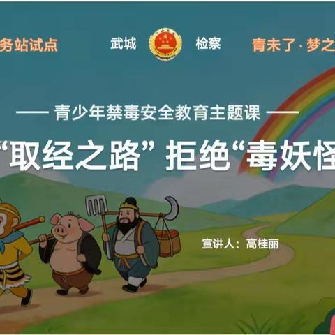 【全环境立德树人】我的“取经之路”，拒绝“毒妖怪”——武城县第八实验小学禁毒主题教育活动