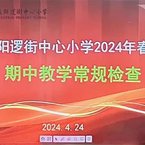 阳逻街中心小学期中教学常规检查纪实