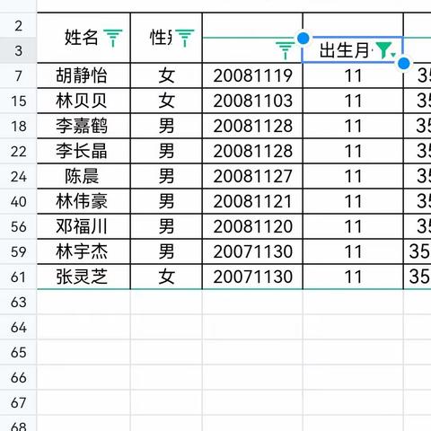 九2学生生日