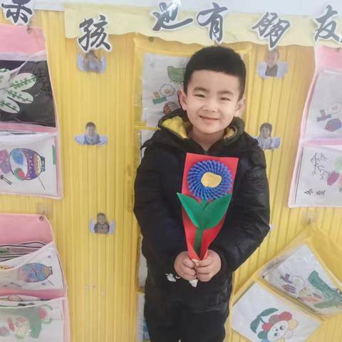 小手绘心意，致敬最美的她——欢喜庄乡八户幼儿园幼儿园三八妇女节活动