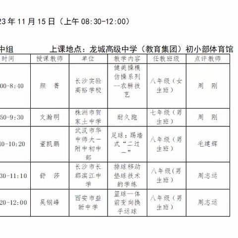 观摩中学习  教研中成长——《2023年中国教育学会体育与卫生分会--十四城市第八届中小学优质课展示研讨活动》【工作室第3活动】